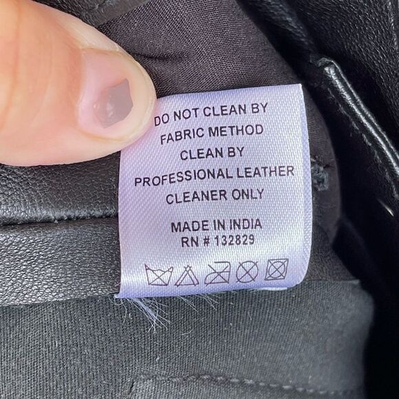 Lovers + Friends Leather Kick Flare leather pants small - Picture 14 of 14